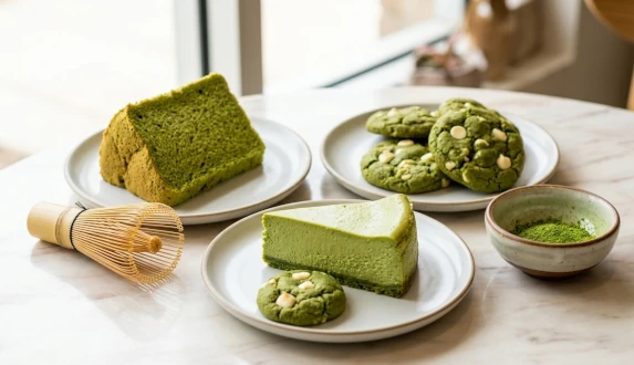 Επιδόρπια matcha - οι καλύτερες συνταγές για κέικ matcha, cheesecakes και γλυκές εμπνεύσεις